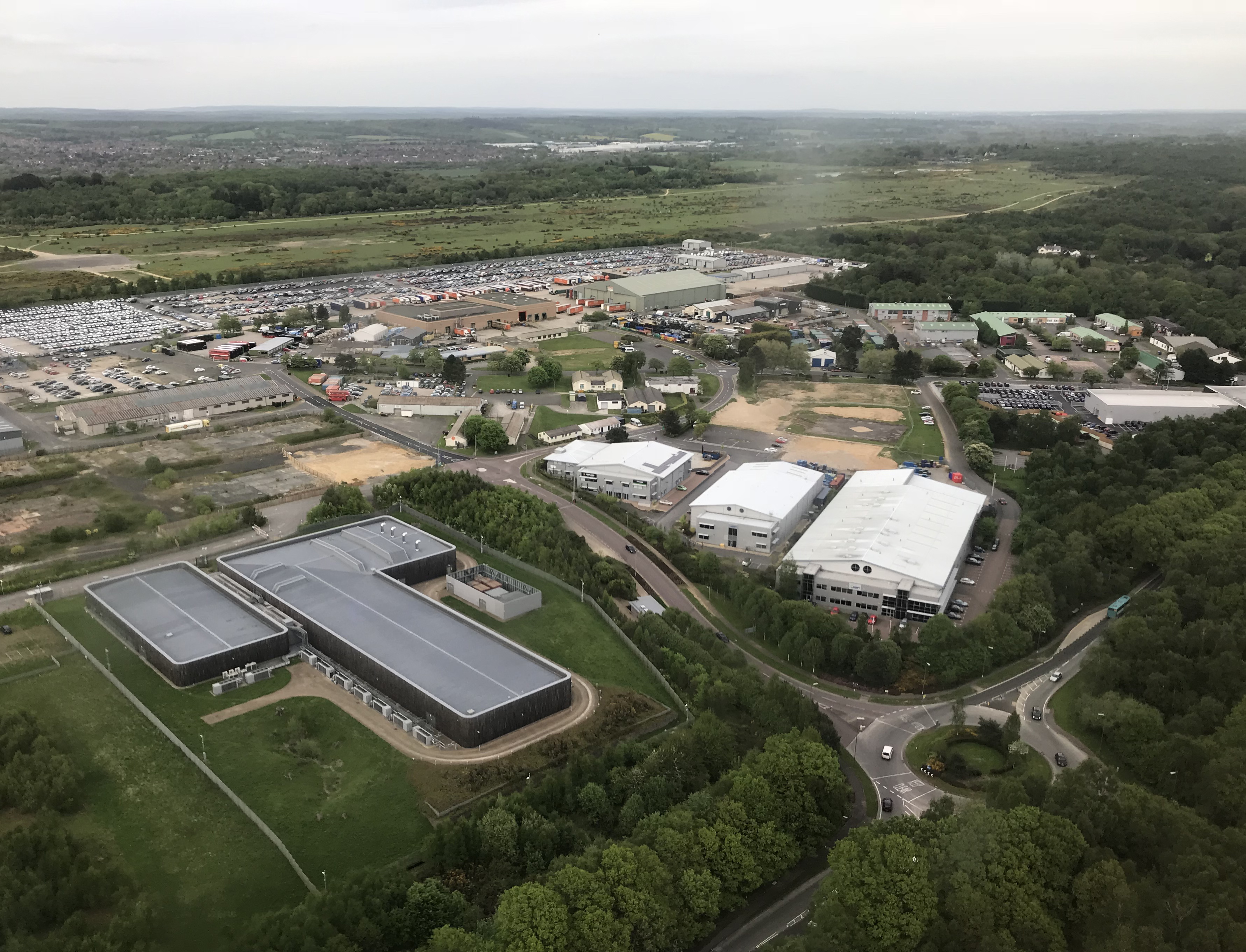 Aerial Greenham Business Park 2018